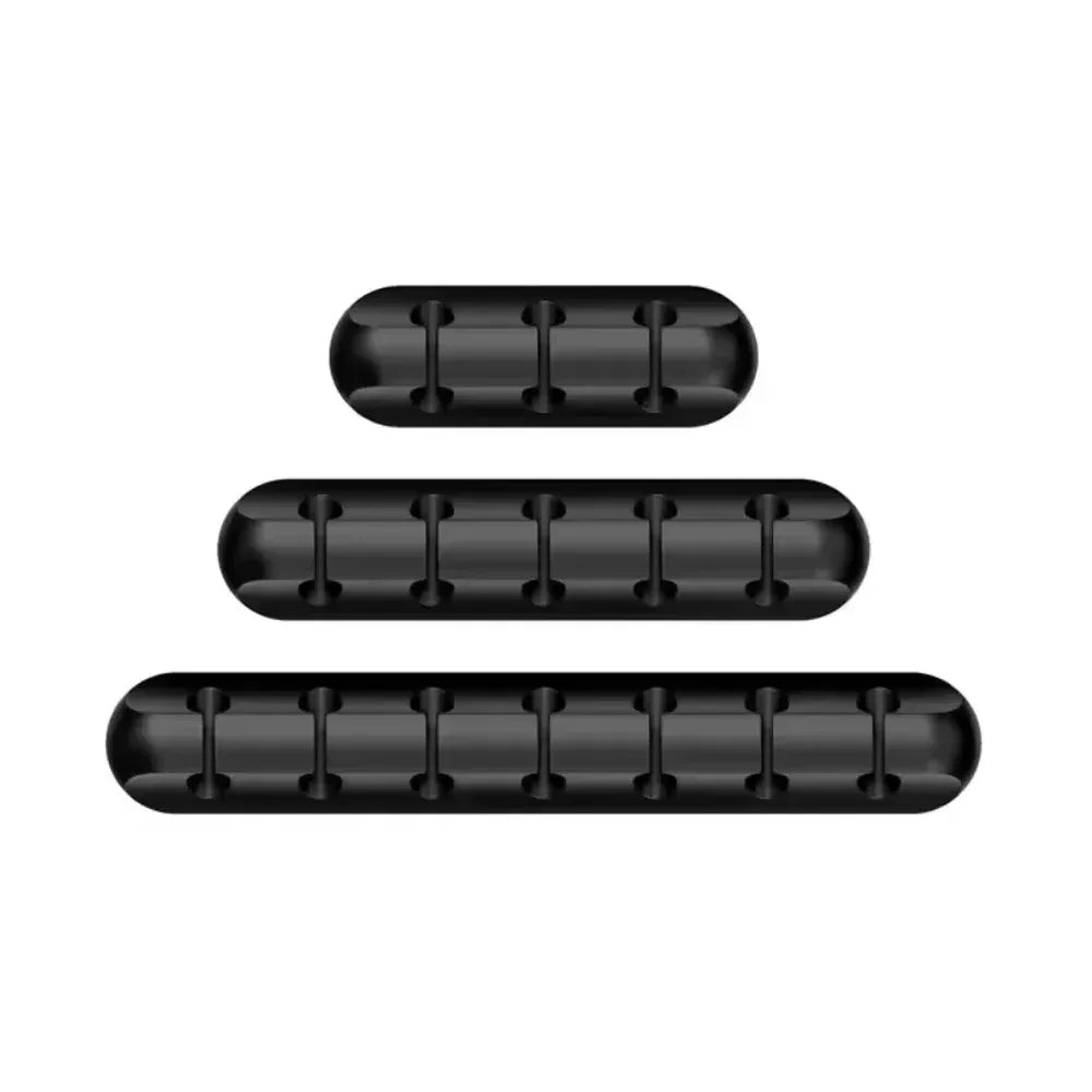 Silicone Cable Organizer Clips – Self-Adhesive Cord Management Holder - Urbizia