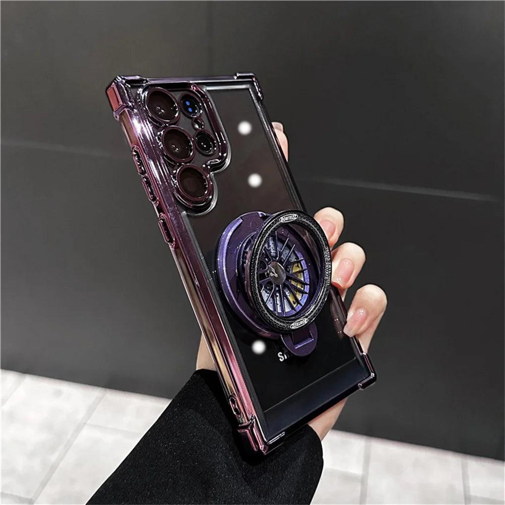 Magnetic Airbag Clear Case for Samsung Galaxy S25 Ultra