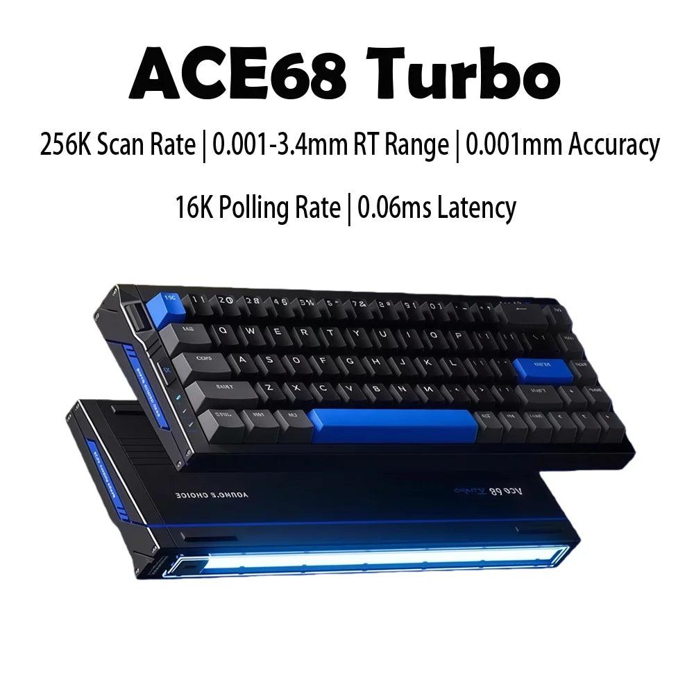 MCHOSE Ace68 Turbo 16k Wired Magnetic Switch Keyboard Aluminium Alloy 0.001mm E-Sports Ergonomics Low Delay Gamer Keyboards