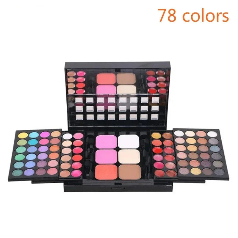 Glitter & Matte Eyeshadow Palette – 40/74/78 Colors - Urbizia