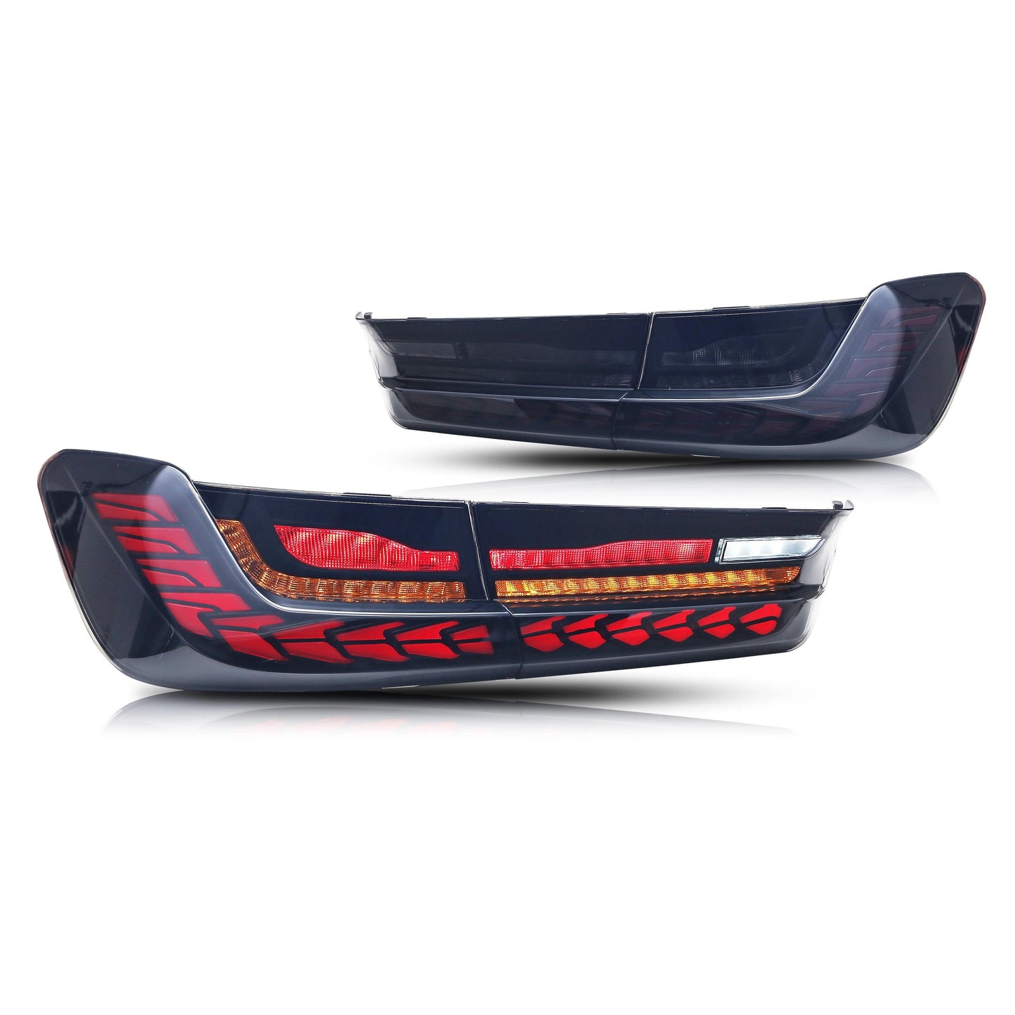 LED GTS Tail Lights for BMW 3-Series G20 G80 M3 Saloon 2019-2024 Start-up Animation Sequential Turn Signal Rear Lamps Assembly