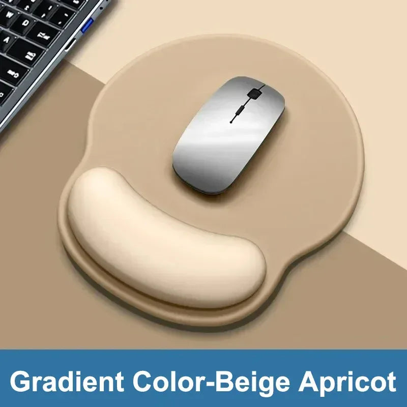 Gradient color mouse pad comfortable wrist rest non-slip mouse pad soft mouse pad wrist rest computer desktop silicone mouse pad - Urbizia