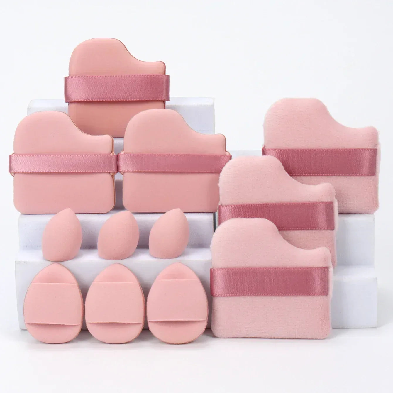 12-Piece Makeup Sponge & Puff Set - Urbizia
