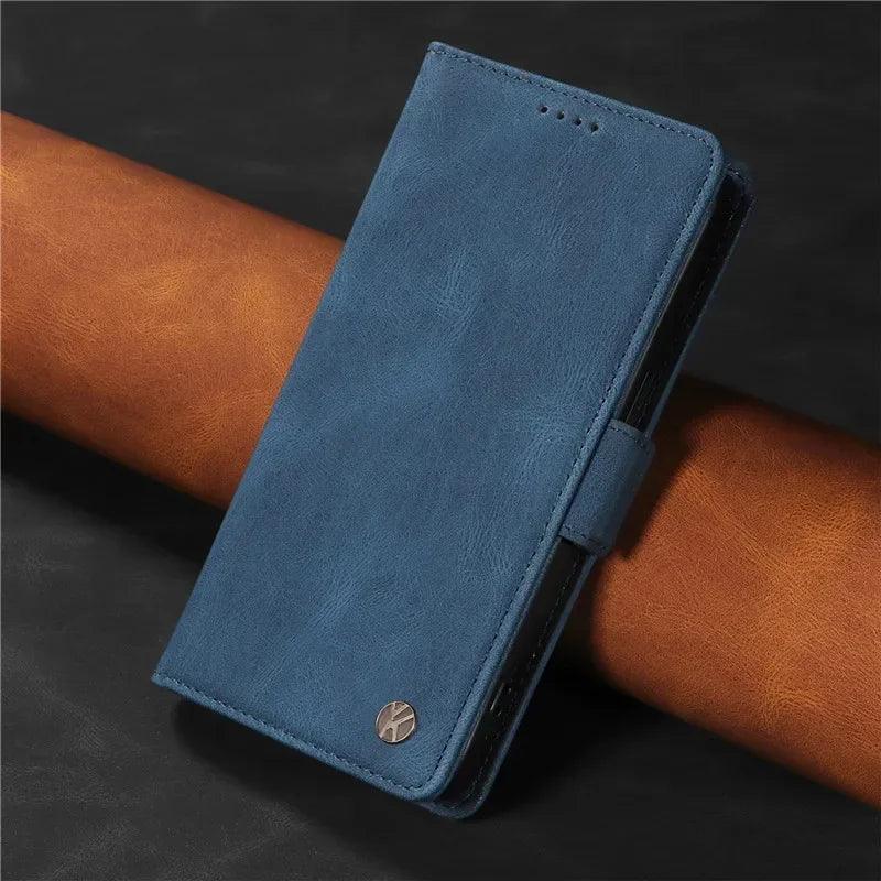 Magnetic Flip Wallet Case For Samsung Galaxy S8 S9 S10 Plus S20 S21 FE S22 S23 S24 S25 Ultra Holder Leather Stand Book Bag Cover