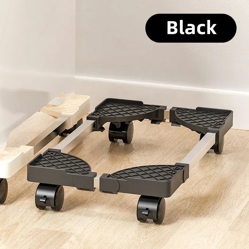 Computer Tower Stand, Adjustable Mobile CPU Stand, CPU Holder PC Tower Stand with Rolling Caster Wheels, Pc Floor Riser Stand - Urbizia