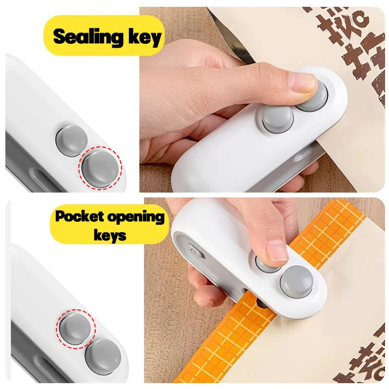 Electric Mini Package Sealer 2 in 1