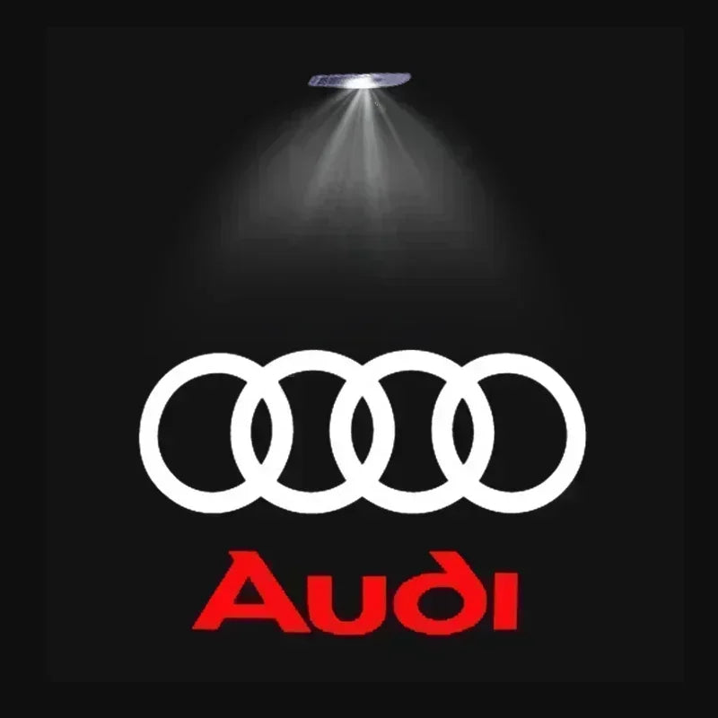 Car Door Welcome Light – LED HD Projector Lamp for Audi Models