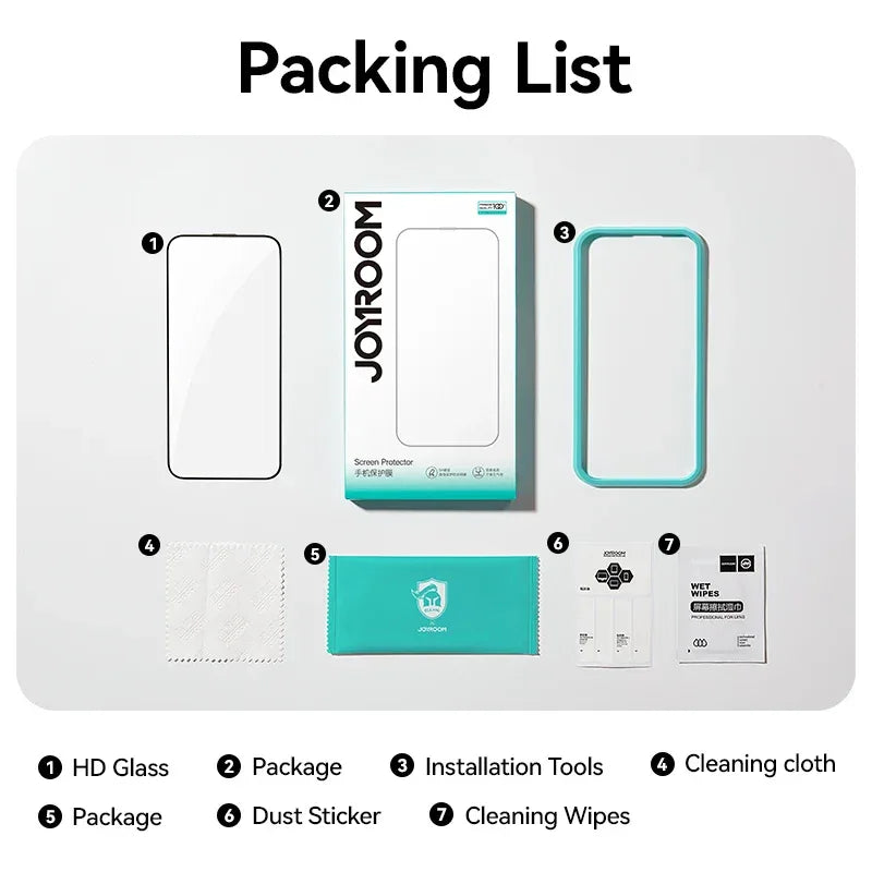 HD Tempered Glass Screen Protector for iPhone