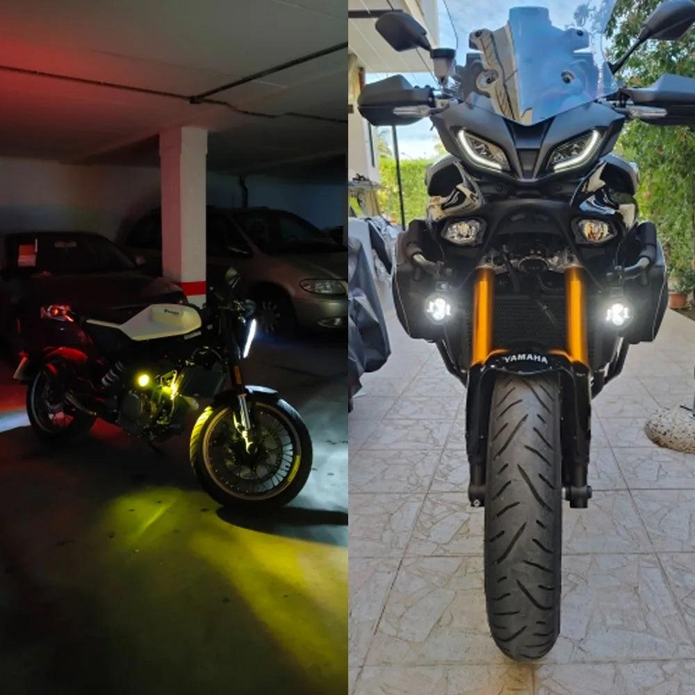 OTBS 100W Motorcycle LED Auxiliary Light Pair