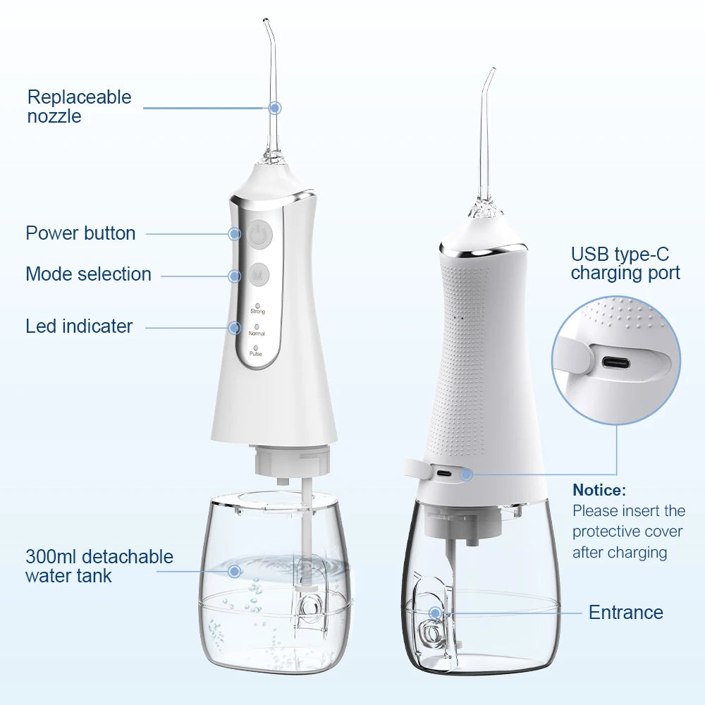 Dental Oral Irrigator Water Flosser - Urbizia