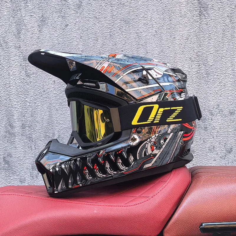 Off road racing motorcycle helmet bicycle speed drop DH full helmet rally off-road helmet