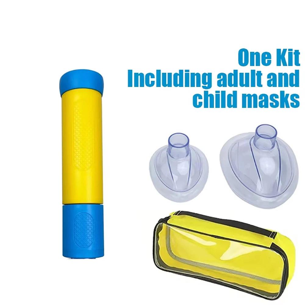 Auto CPR First Aid Choking Rescue Device Outdoor Home CPR Choking Emergency Equipment Adult Children Breath Rescue Anti Asphyxia
