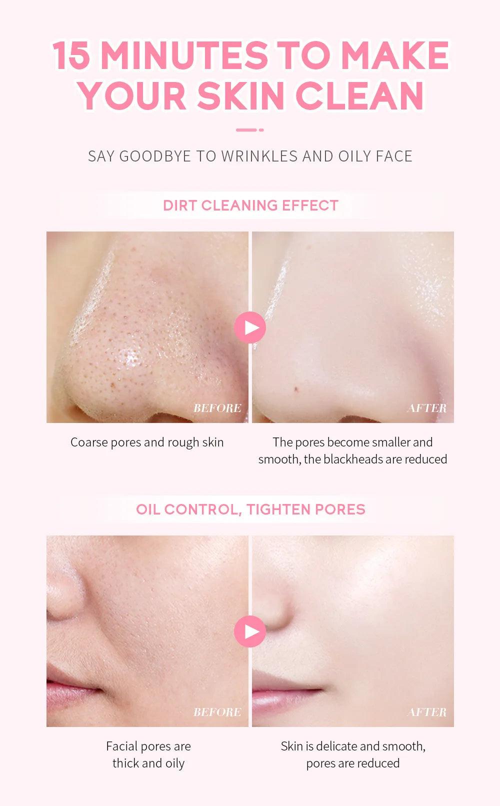 Sakura Clay Mask for Deep Cleansing & Oil Control