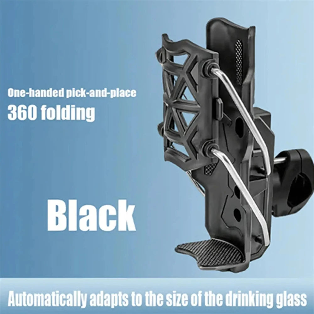 Adjustable Motorcycle Bike Cup Holder Handlebar Water Bottle Bike Mount For 32-77mm for bicycles