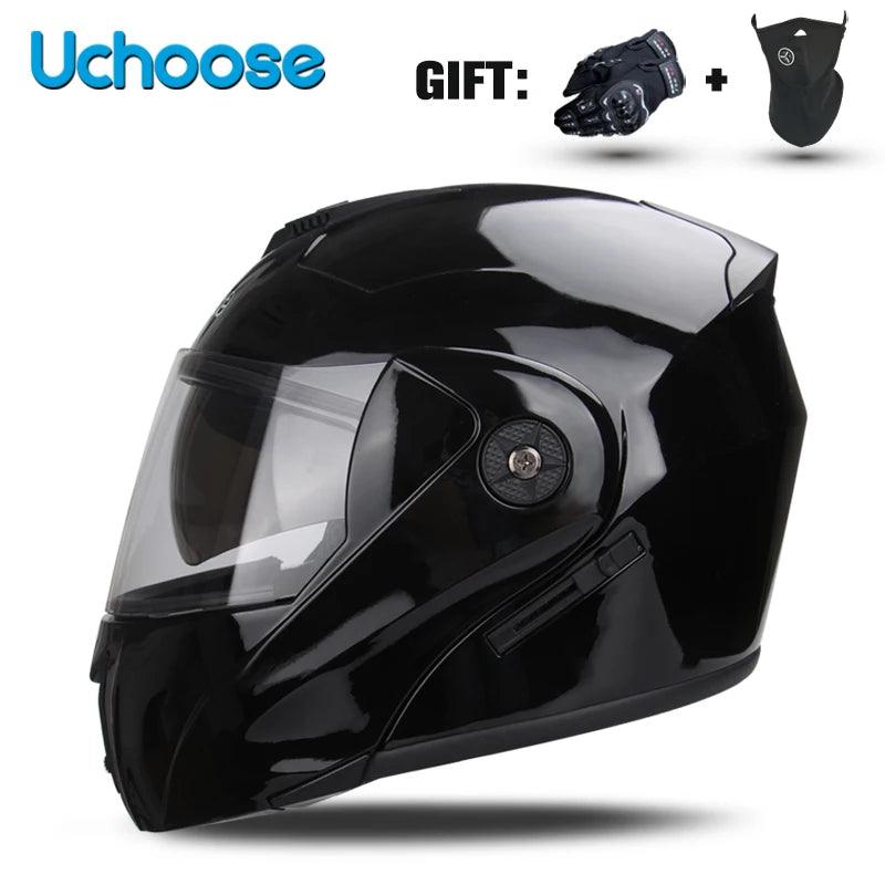 UCHOOSE ABS Modular Flip-Up Helmet, S–XL