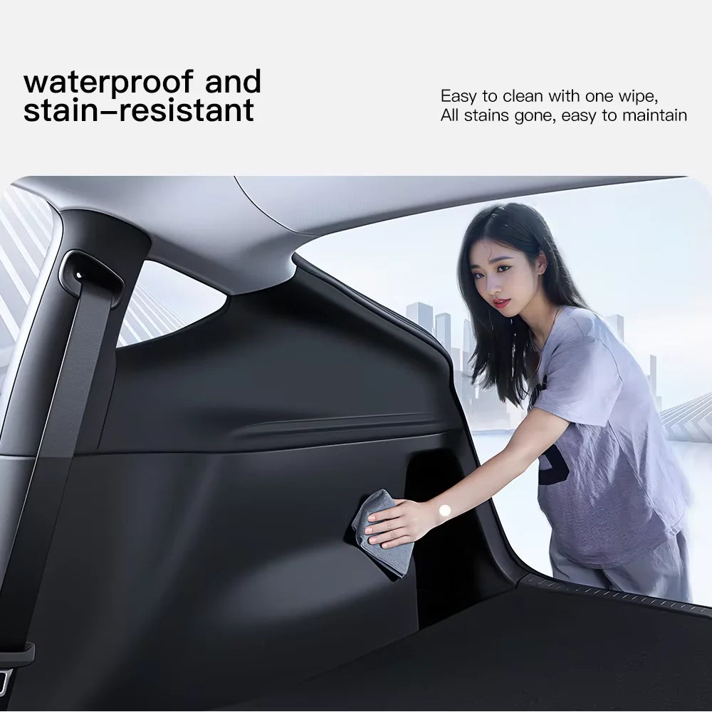 YZ for Tesla Model Y/YL Juniper 2026 Rear Trunk Side Anti-Kick Pad Full Coverage Protection Kit Car Anti-dirty Pad Accessories