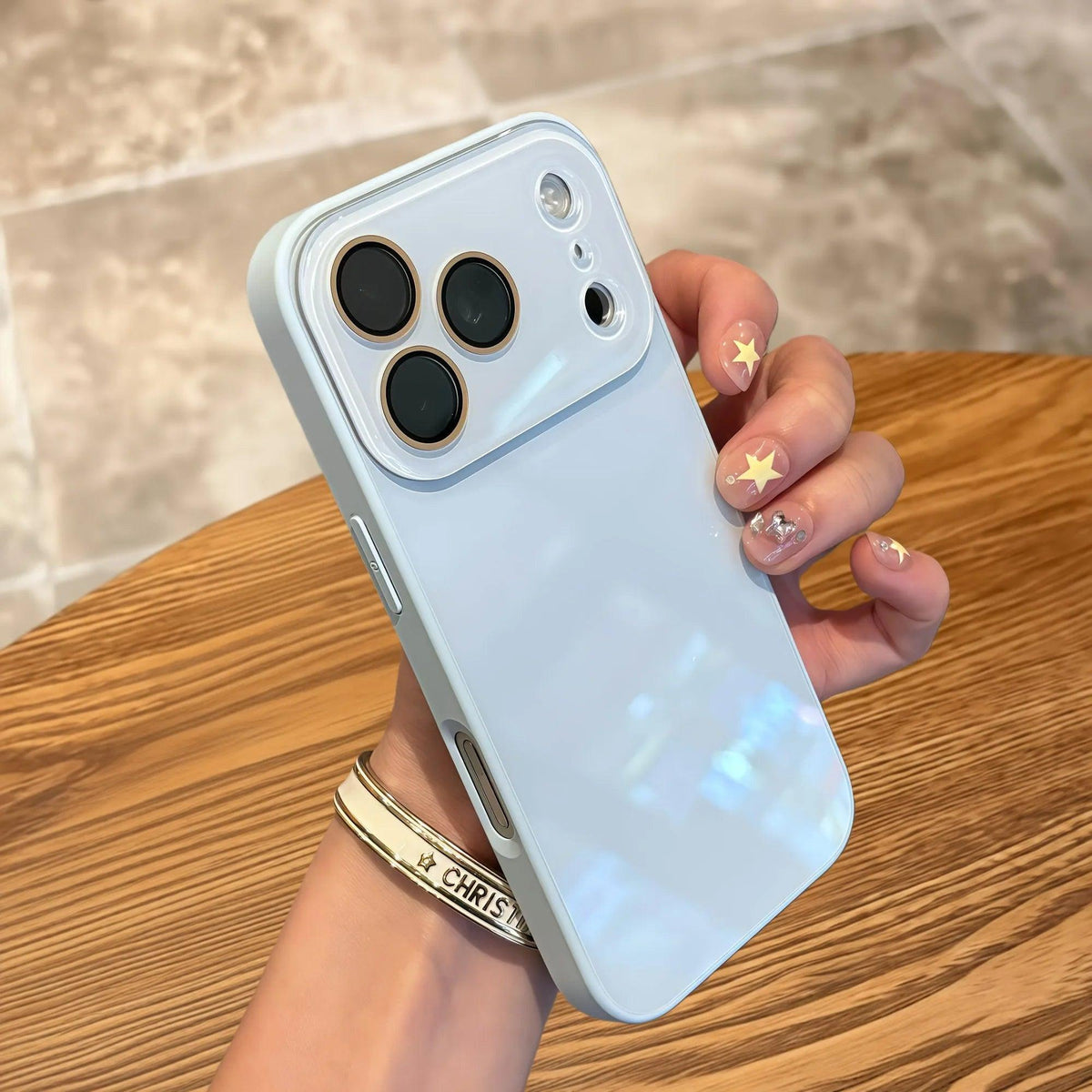 Luxury Candy Color Tempered Glass Phone Case For iPhone 17 16 15 14 13 Pro Max 17Pro Cases Camera Protection Hard Back Cover