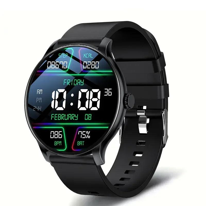 LXASFIT 2025 New Smart Watch Heart Rate Sleep Health Monitor Bluetooth Talk Ladies Sport Smart Watch for Android IOS - Urbizia
