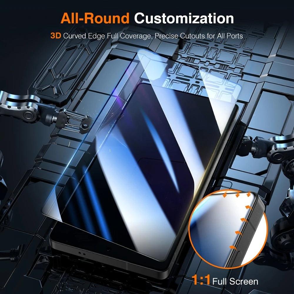 NNBILI 4Pcs High-Definition Tempered Glass Screen Protectors Compatible with for Samsung Galaxy S26 S25 S24 Ultra S22 S23 Plus