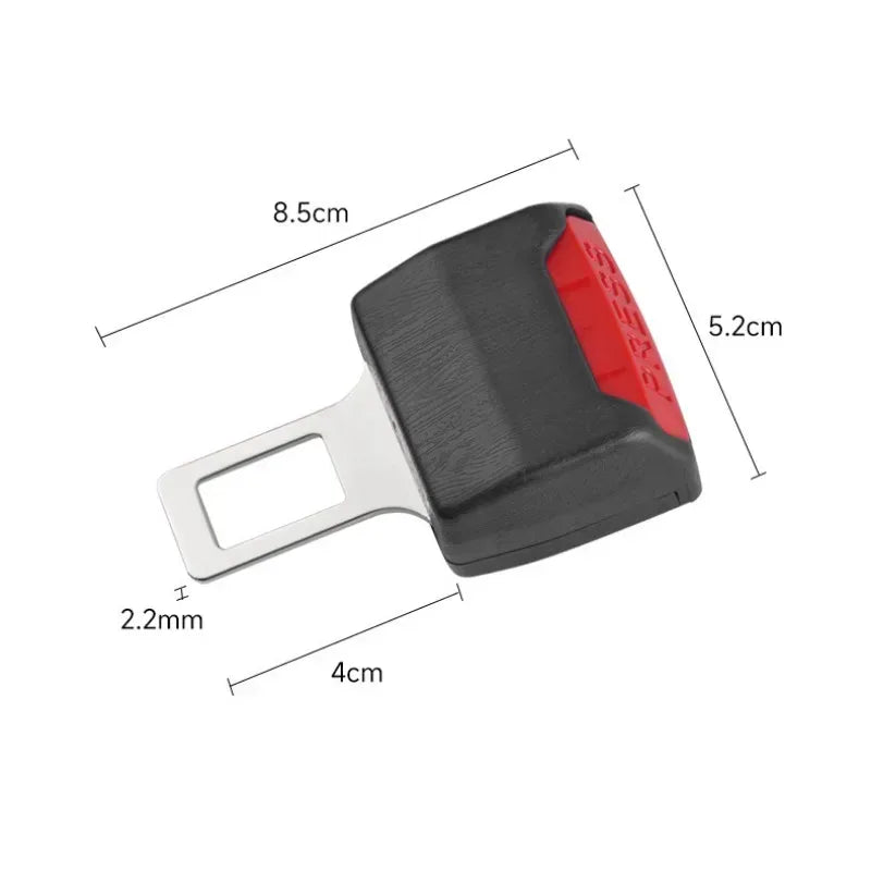 2PCS Car Seat Belt Clip Extension Plug Car Safety Seat Lock Buckle Seatbelt Clip Extender Converter Baby Car Seat Accessories - Urbizia