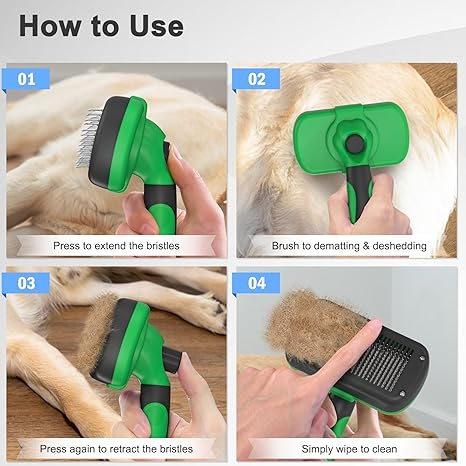 Self Cleaning Shedding Brush - Urbizia
