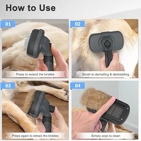 Self Cleaning Shedding Brush - Urbizia