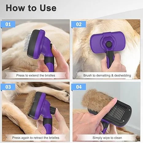 Self Cleaning Shedding Brush - Urbizia