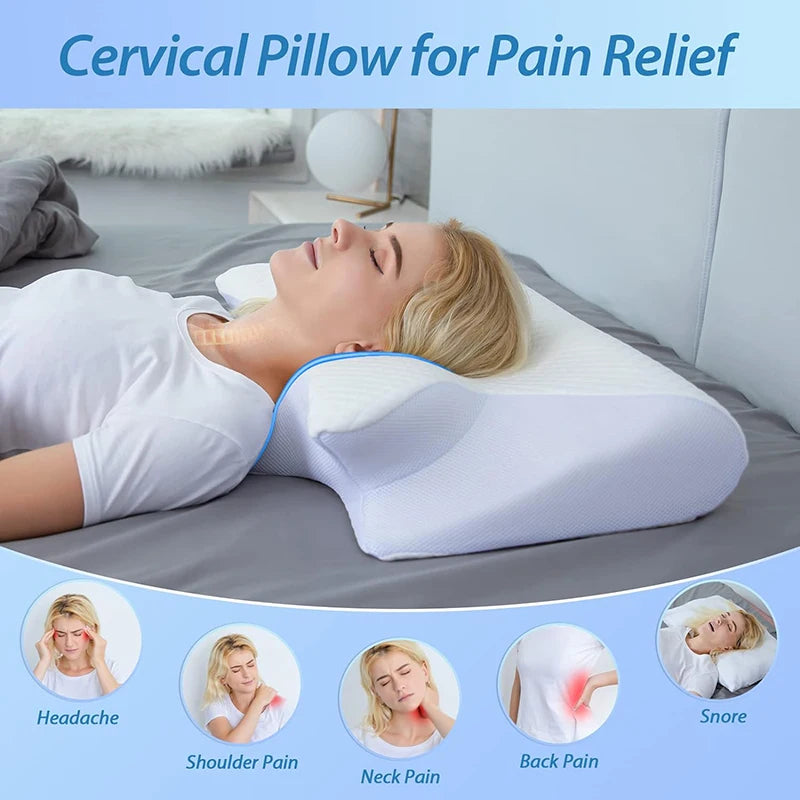 Dream Cushion® – Premium Memory Foam Neck Pillow - Urbizia