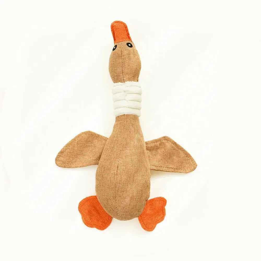 Pet Toys Geese Sound Bite Resistant Teeth Grinding Teeth Cleaning Dog Cat Pet Supplies - Urbizia