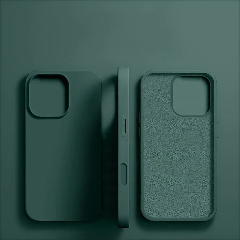 Original Liquid Silicone Shockproof Case for APPLE iPhone 11 12 13 14 15 16 17 Pro Max Cases for iPhone 17 Air Phone Back Cover