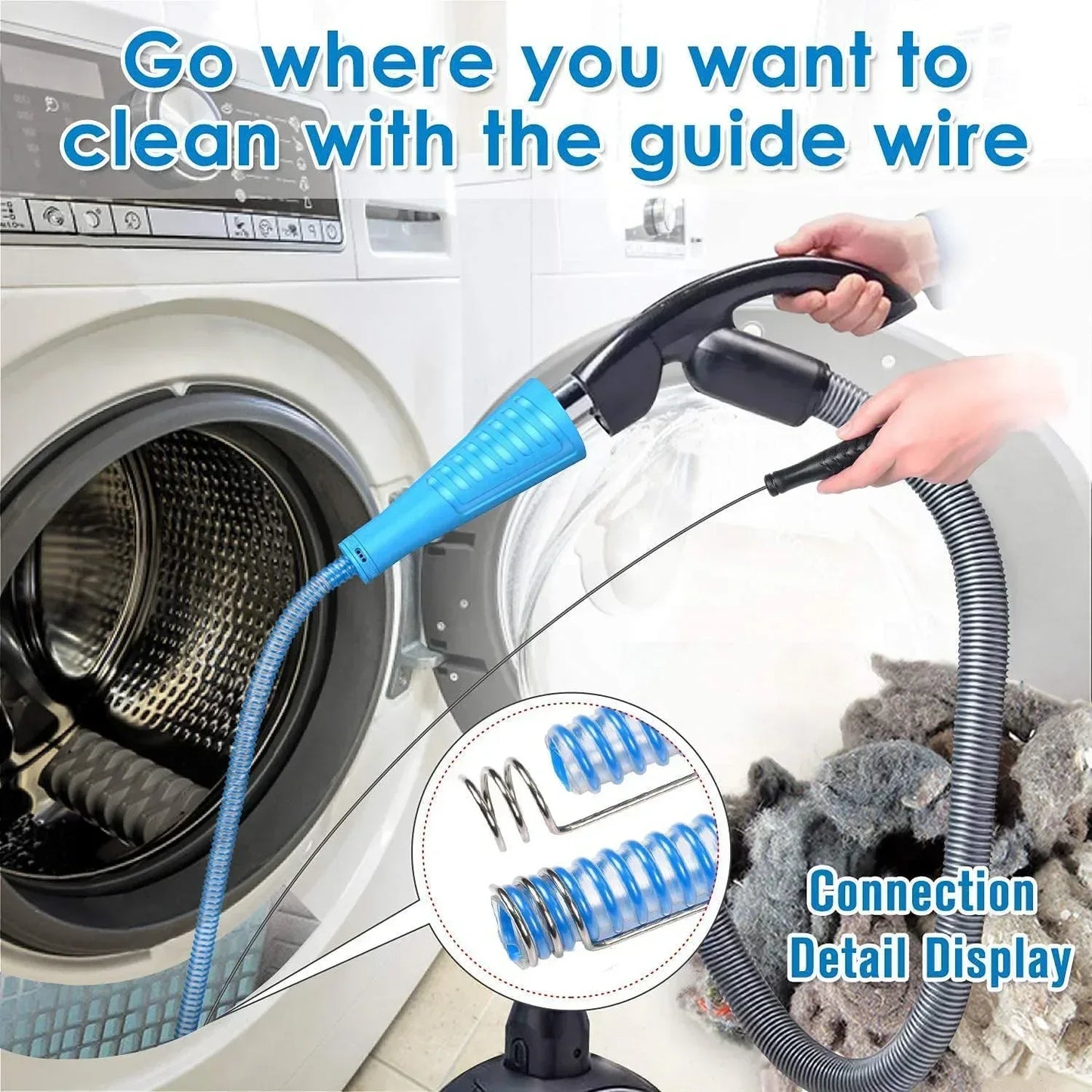 Dryer Vent Cleaner Brush – Vacuum Hose Attachment - Urbizia