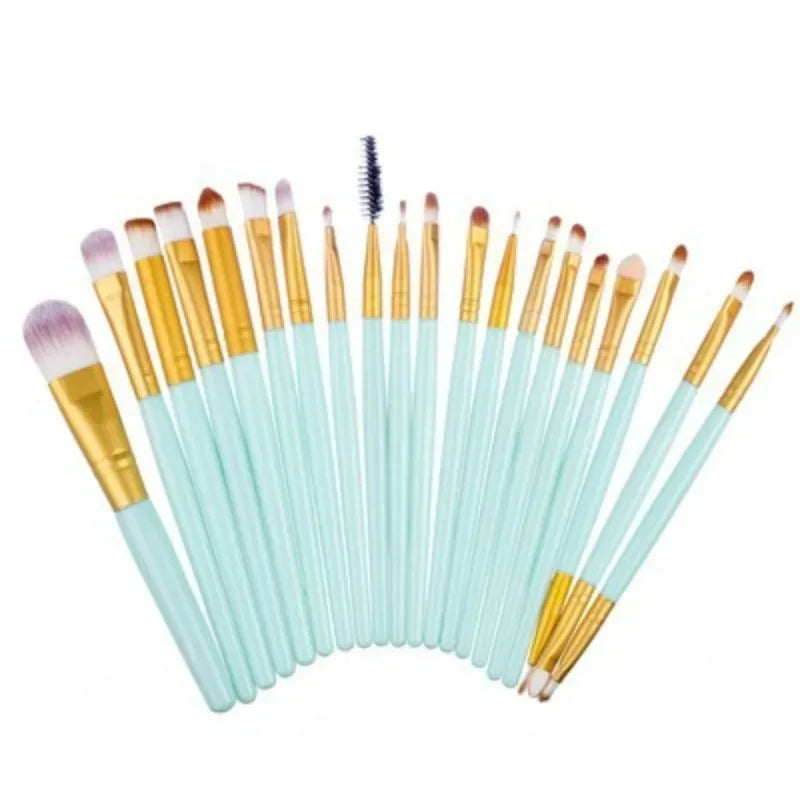 20-Piece Eye Makeup Brush Set – Complete Eyeshadow - Urbizia