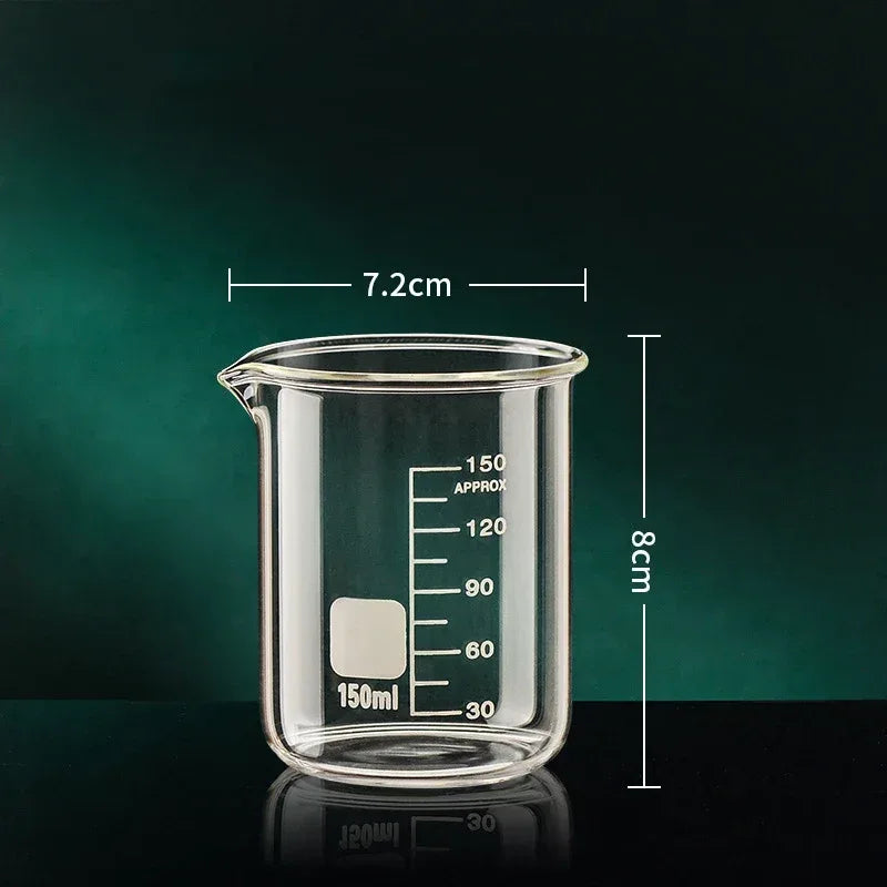 Borosilicate Glass Measuring Cup with Clear Scale