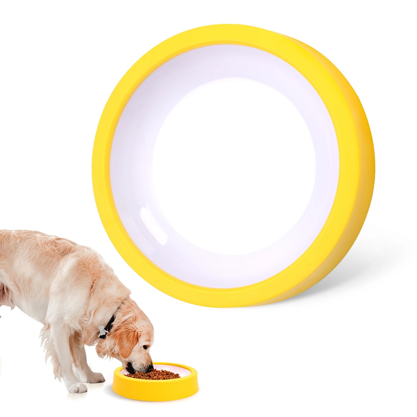 Pet Dog Slow Feeder Bowl Fun Non Slip And Anti-Gulping