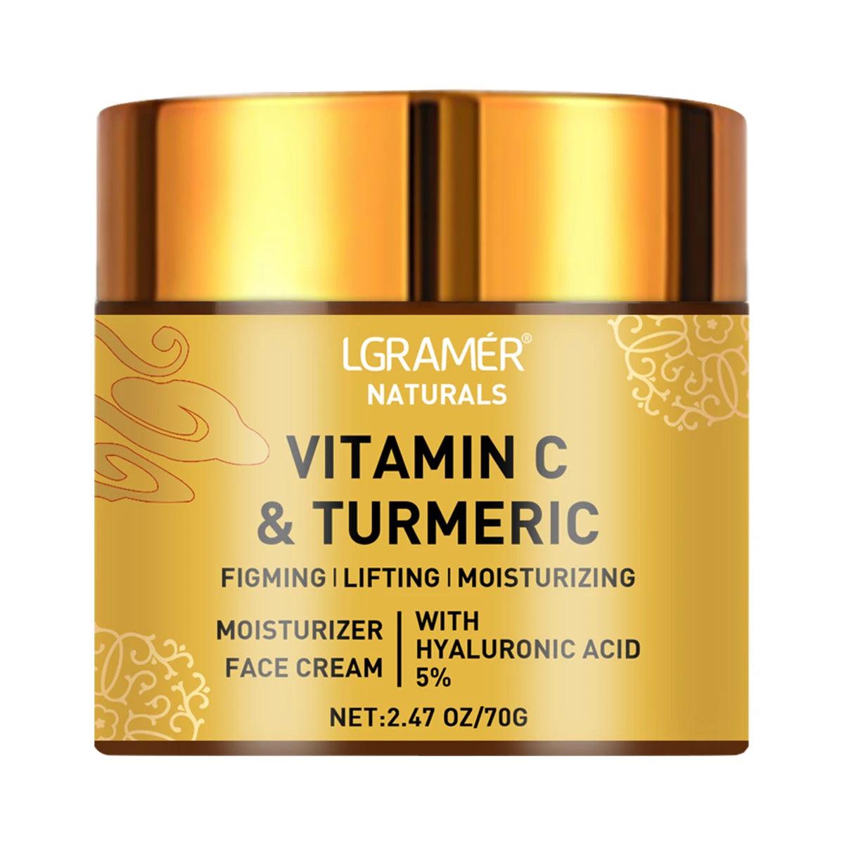 Turmeric Vitamin C Face Cream for Bright & Firm Skin