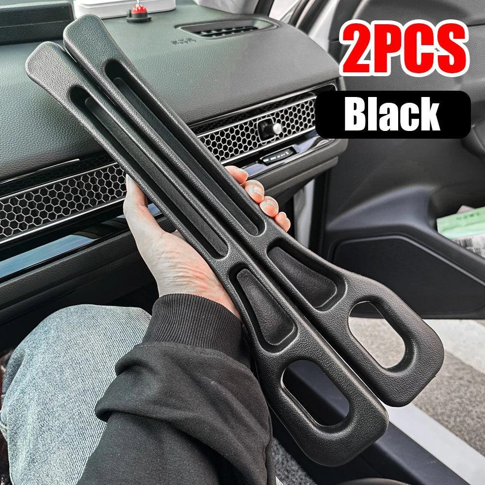 2PCS Black Car Seat Gap Filler Side Seam Plug Strip Leak-proof Filling Strip For All Car Model Wallet Phone Holder Accessories - Urbizia