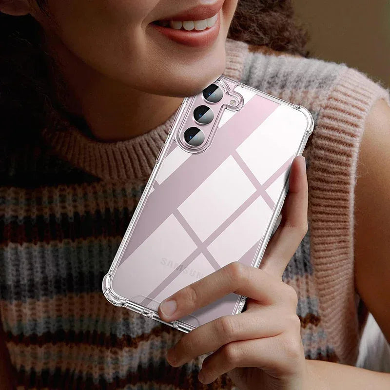 Shockproof Clear Case for Samsung Galaxy Models
