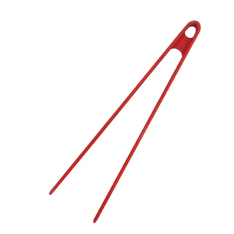 Silicone Anti-Slip Food Tongs – Heat Resistant BBQ & Kitchen Clip (22cm)