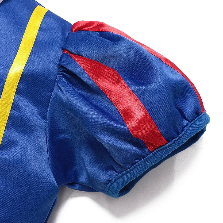 Snow White Princess Dress for Girls – Halloween, Party & Cosplay Costume with Cloak