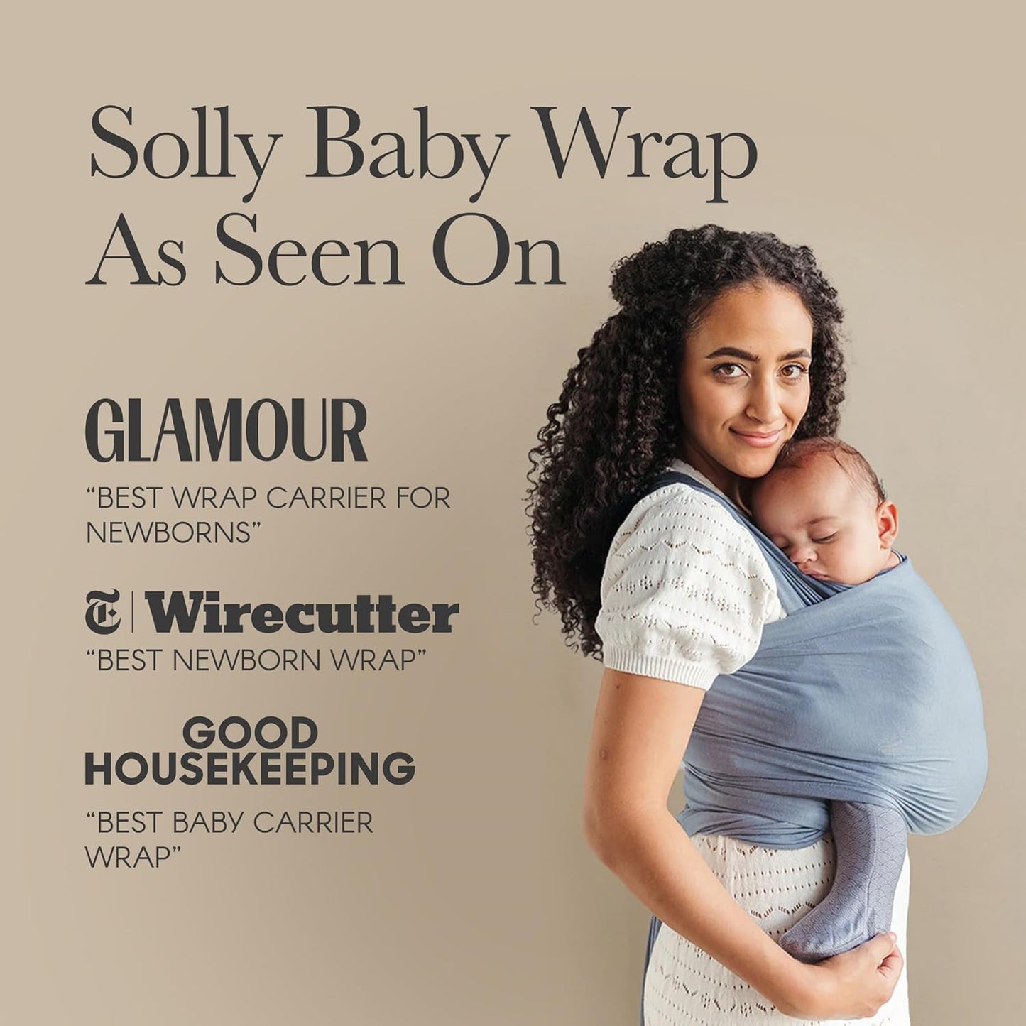 Solly Baby Wrap – Soft & Lightweight Baby Carrier for Newborns to Toddlers - Urbizia