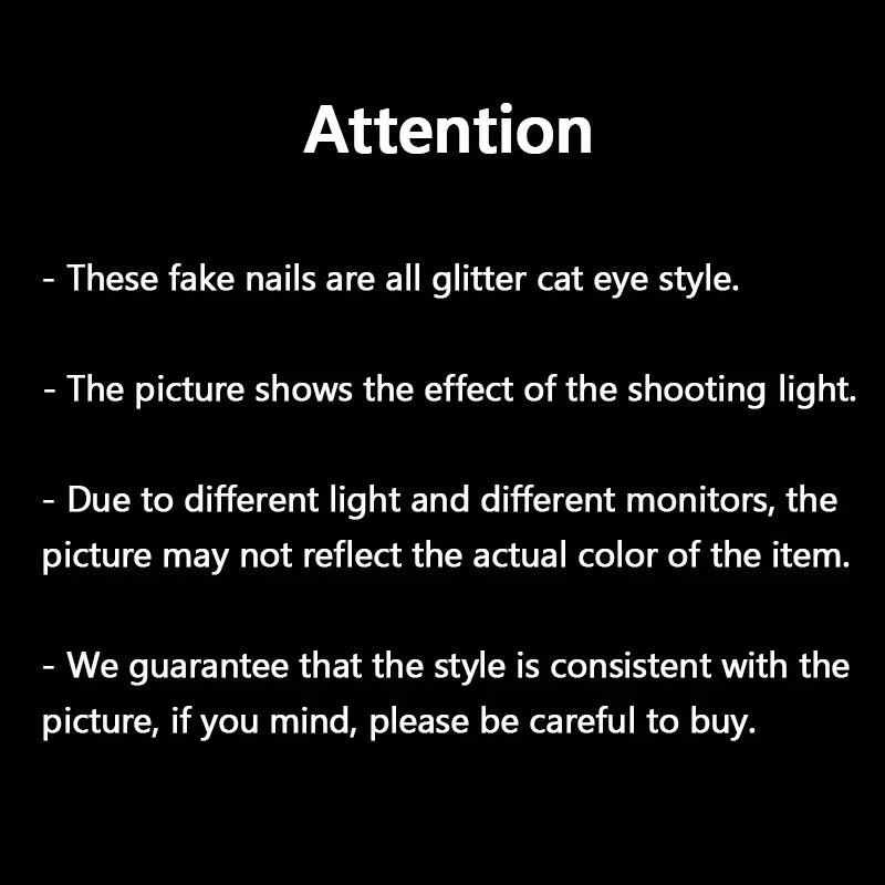 Sparkling Red Cat Eye Fake Nails – Solid Color Press-On Halloween Nails with Glue