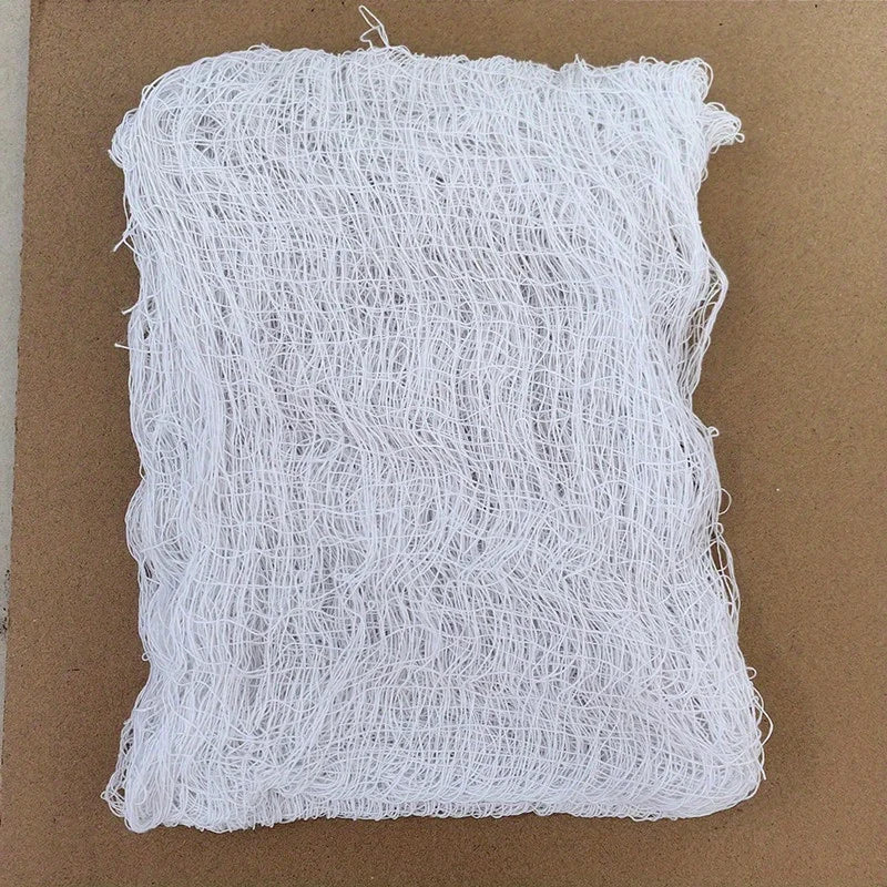 Spider Web Hanging Cloth with Skeleton Bat – Halloween Decoration (1/2/3pcs)