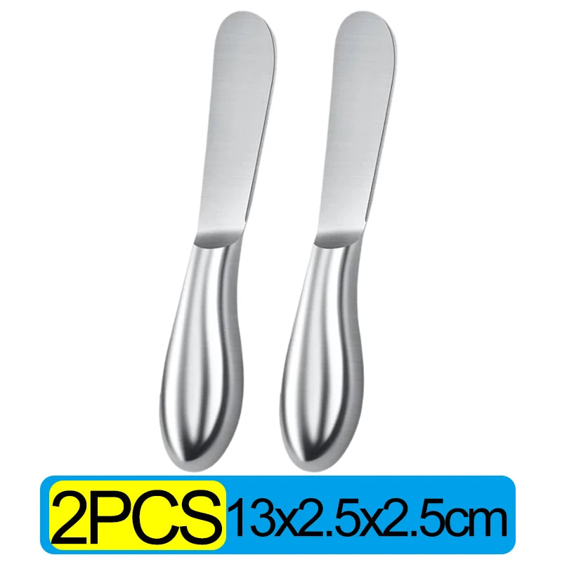 Stainless Steel Butter Cutter & Cheese Knife – Multipurpose Kitchen Spreader