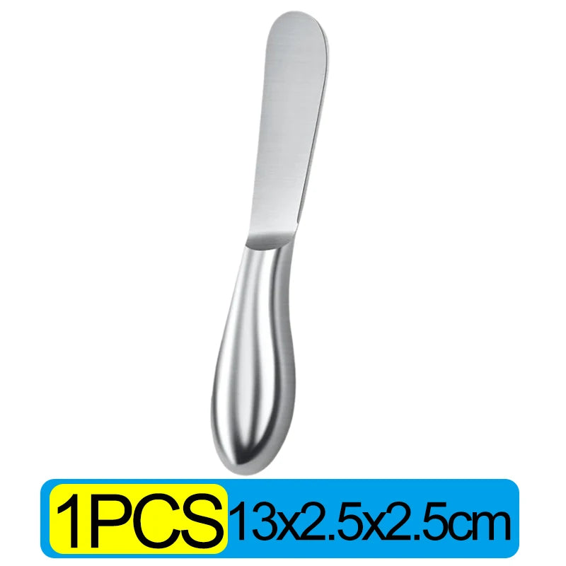 Stainless Steel Butter Cutter & Cheese Knife – Multipurpose Kitchen Spreader