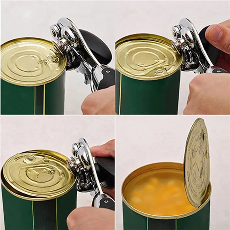 Stainless Steel Professional Can & Bottle Opener – Multifunctional Kitchen Tool