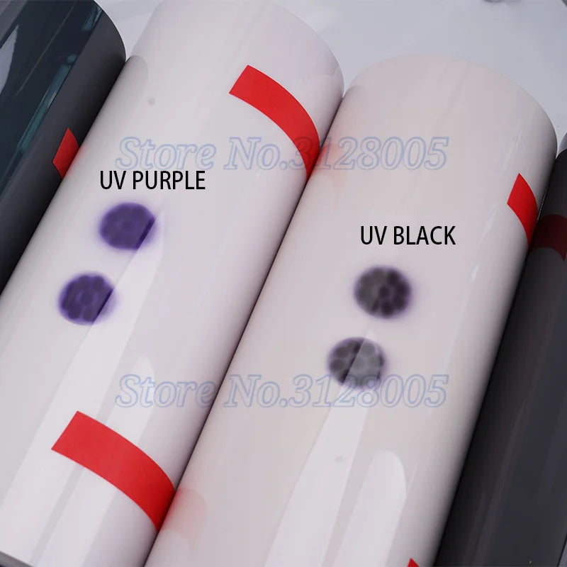 UV Color Changing TPU PPF Photochromic Car Headlight Film – Transparent to Black/Purple