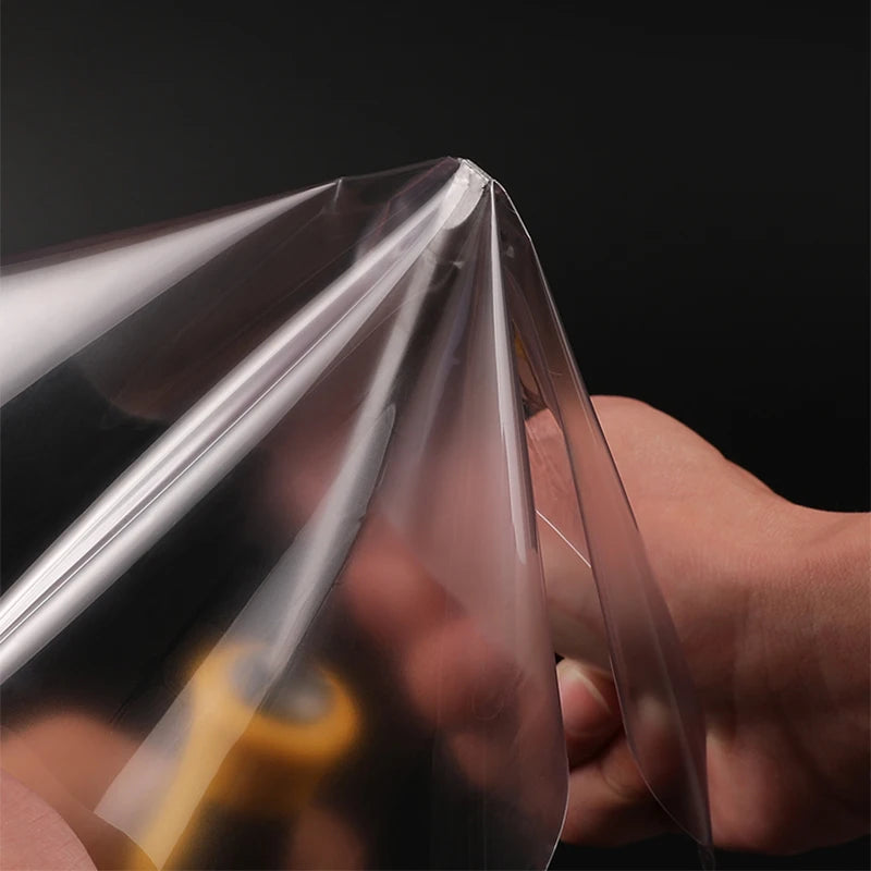 UV Color Changing TPU PPF Photochromic Car Headlight Film – Transparent to Black/Purple