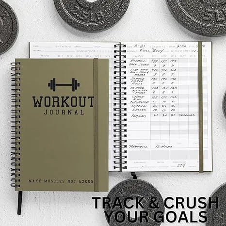 Ultimate Fitness Journal – Army Green - Urbizia