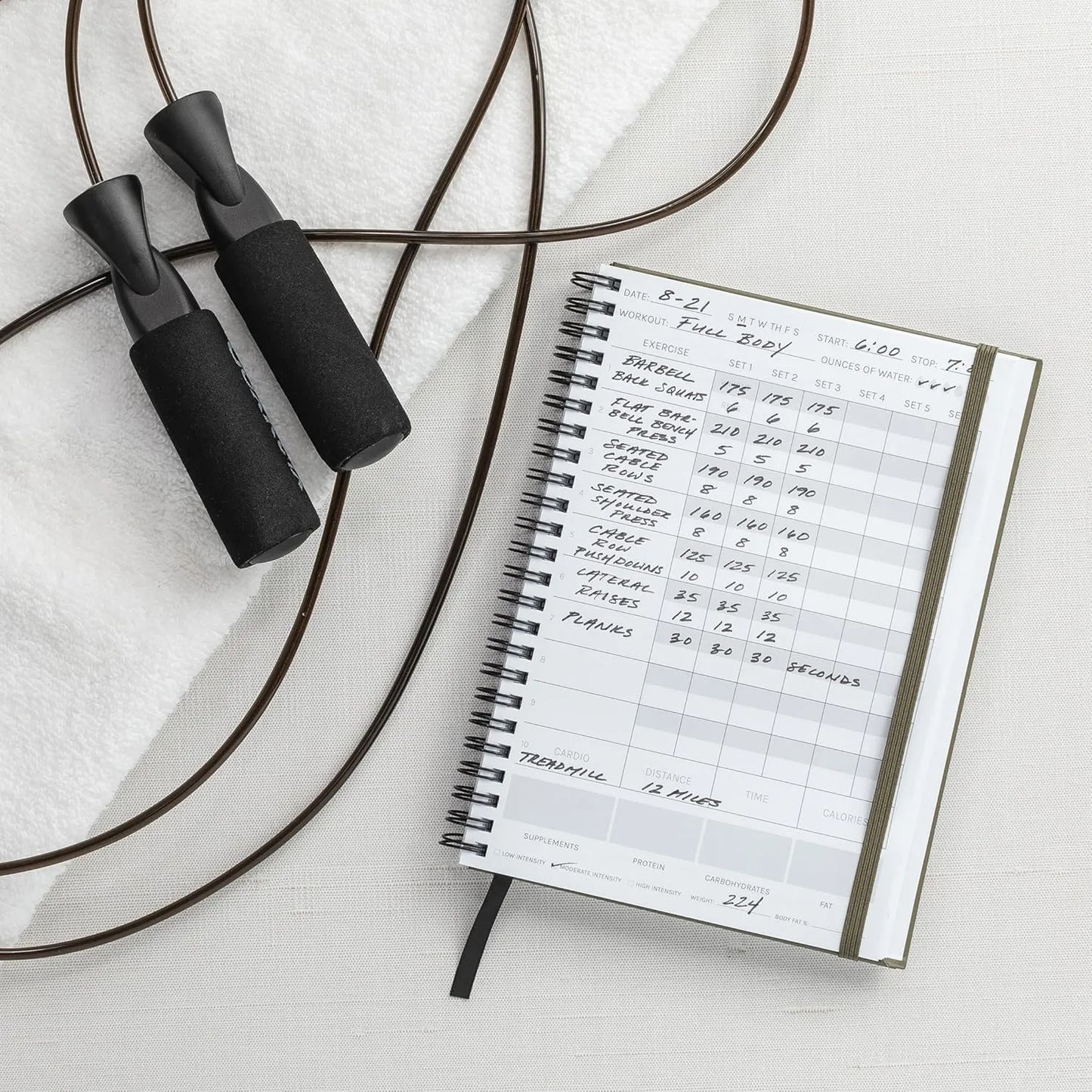 Ultimate Fitness Journal – Army Green - Urbizia