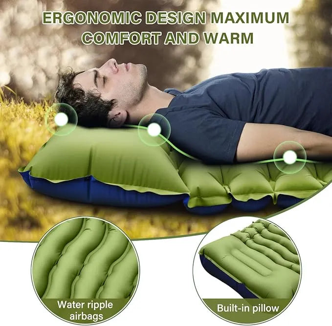 Ultralight Inflatable Camping Sleeping Pad - Urbizia
